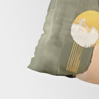 Golden Silence Modern Muse Pillow Sham Gallery Image 4