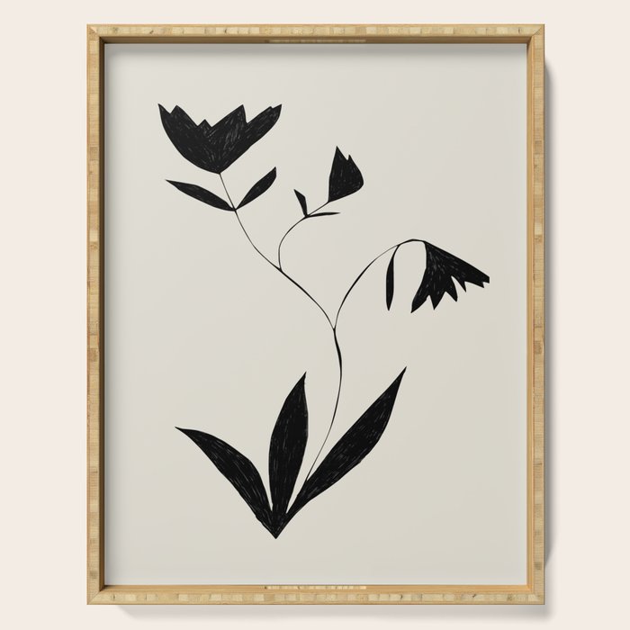 Fading Spring  Serving Tray Gallery Image 1