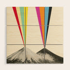 Volcanos Wood Wall Art Gallery Image 1