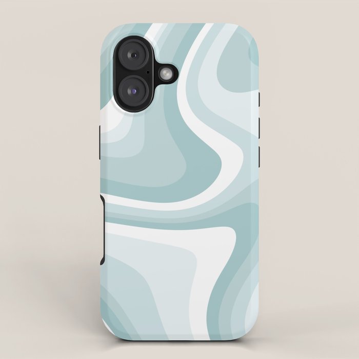 Abstract Wavy Stripes LXVI iPhone Case Gallery Image 1
