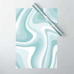 Abstract Wavy Stripes LXVI Wrapping Paper Gallery Image 1