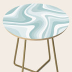 Abstract Wavy Stripes LXVI Side Table Gallery Image 2