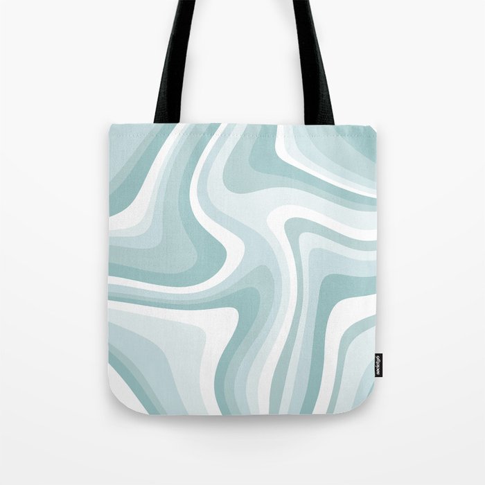 Abstract Wavy Stripes LXVI Tote Bag Gallery Image 1