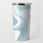 Abstract Wavy Stripes LXVI Travel Mug Gallery Image 1