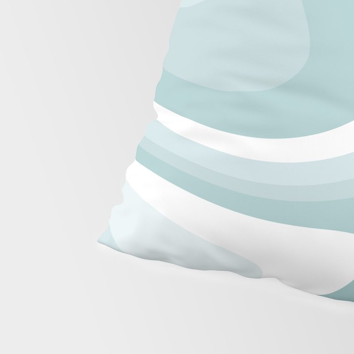 Abstract Wavy Stripes LXVI Pillow Sham Gallery Image 4