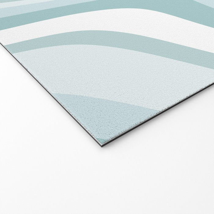 Abstract Wavy Stripes LXVI Welcome Mat Gallery Image 2