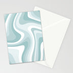 Abstract Wavy Stripes LXVI Stationery Card Gallery Image 2