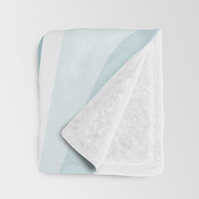Abstract Wavy Stripes LXVI Throw Blanket Gallery Image 3
