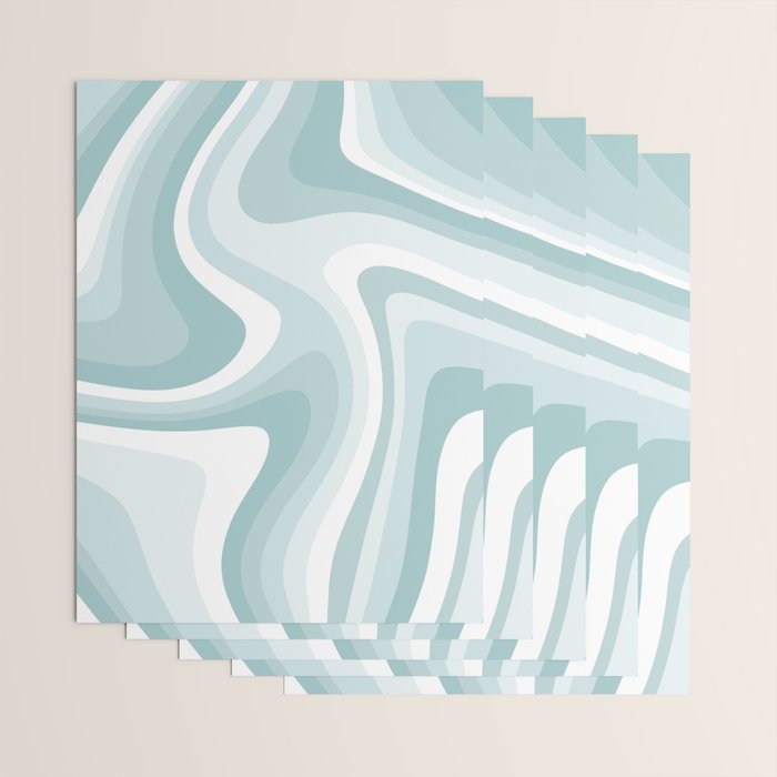 Abstract Wavy Stripes LXVI Wrapping Paper Gallery Image 3