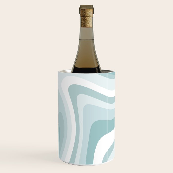 Abstract Wavy Stripes LXVI Wine Chiller Gallery Image 3