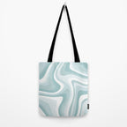 Abstract Wavy Stripes LXVI Tote Bag Gallery Image 2
