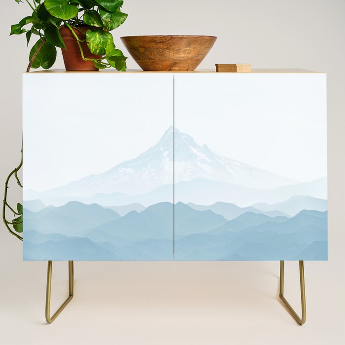 Mountain Blues - Mt. Hood Adventure Credenza Gallery Image 1