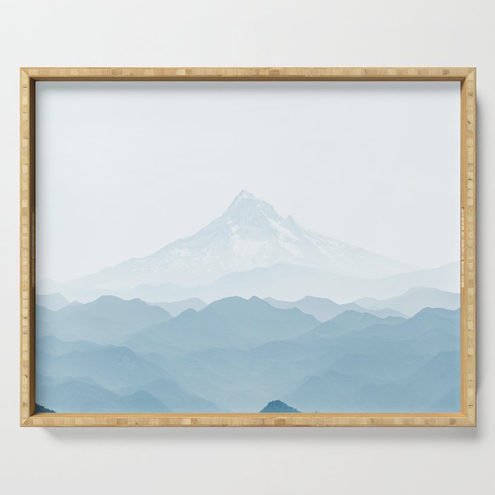 Mountain Blues - Mt. Hood Adventure Serving Tray Gallery Image 1