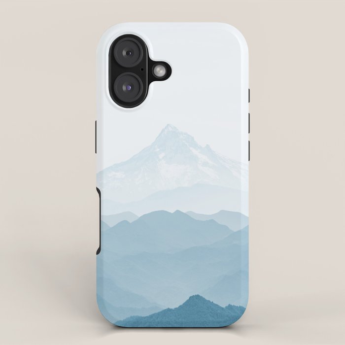 Mountain Blues - Mt. Hood Adventure iPhone Case Gallery Image 1