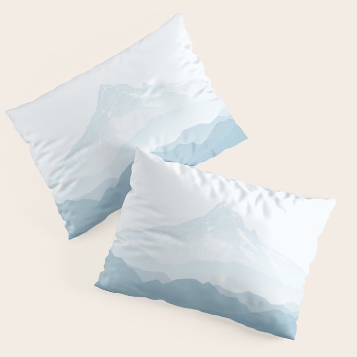 Mountain Blues - Mt. Hood Adventure Pillow Sham Gallery Image 3
