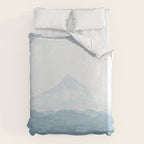 Mountain Blues - Mt. Hood Adventure Duvet Cover Gallery Image 6