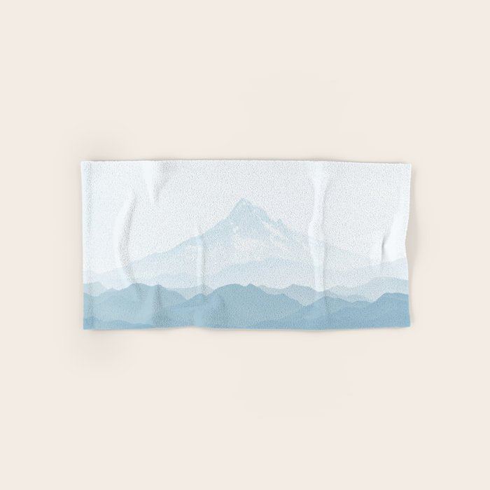 Mountain Blues - Mt. Hood Adventure Bath Towel Gallery Image 1