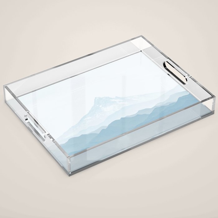 Mountain Blues - Mt. Hood Adventure Acrylic Tray Gallery Image 1
