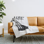 Funny Fucks I Give, Nun Saying Throw Blanket Gallery Image 1