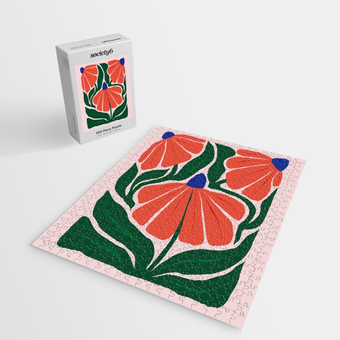 Carmine Lily Jigsaw Puzzle Gallery Image 2