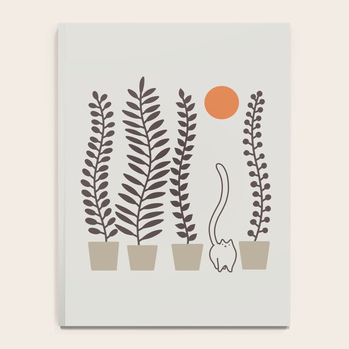 Cat and Plant 64: Dancing Tail Notebook Gallery Image 4