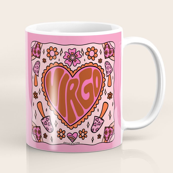 Virgo Heart Coffee Mug Gallery Image 1