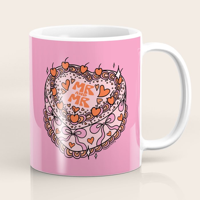 Mr. and Mr. Cake Coffee Mug Gallery Image 1