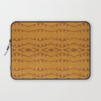Country Western Pattern in Yellow Laptop Sleeve Gallery Image 1