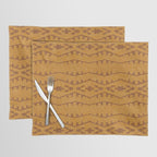 Country Western Pattern in Yellow Placemat Gallery Image 1