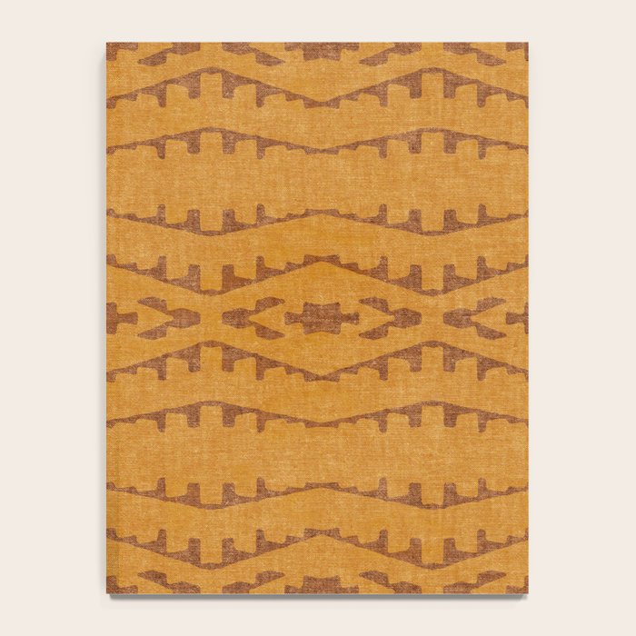 Country Western Pattern in Yellow Notebook Gallery Image 4
