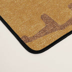 Country Western Pattern in Yellow Desk Mat Gallery Image 4
