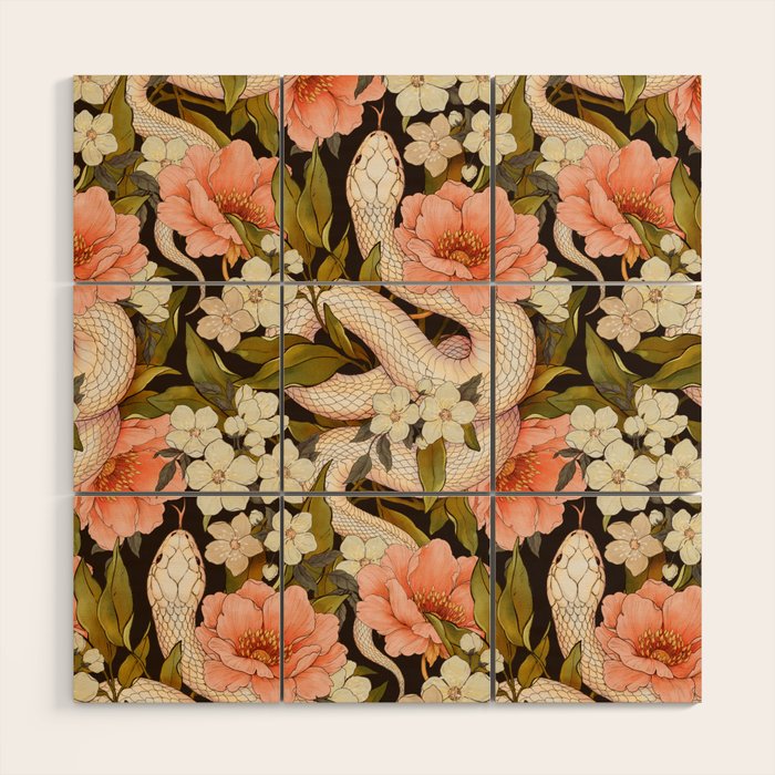 Enchanted Snake Wood Wall Art Gallery Image 1