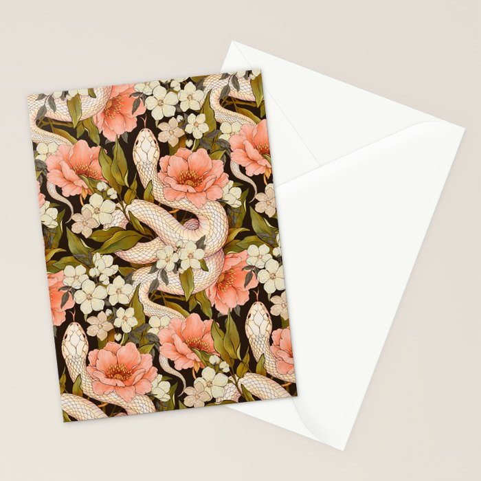 Enchanted Snake Stationery Card Gallery Image 2