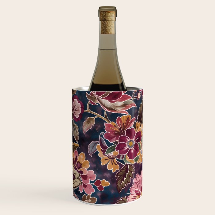 Exotic Plum Bohemian Floral Wine Chiller Gallery Image 2