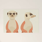 Whimsical Meerkats Welcome Mat Gallery Image 1