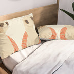 Whimsical Meerkats Pillow Sham Gallery Image 2
