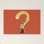 Question Mark (Curiosity Kills The Cat) Welcome Mat Gallery Image 1
