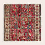 Shekarlu Qashqaâi Fars Southwest Persian Carpet Print Wood Wall Art Gallery Image 1