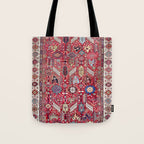 Shekarlu Qashqaâi Fars Southwest Persian Carpet Print Tote Bag Gallery Image 1