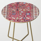 Shekarlu Qashqaâi Fars Southwest Persian Carpet Print Side Table Gallery Image 2