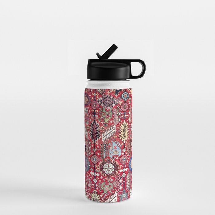 Shekarlu Qashqaâi Fars Southwest Persian Carpet Print Water Bottle Gallery Image 1