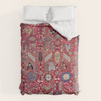 Shekarlu Qashqaâi Fars Southwest Persian Carpet Print Comforter Gallery Image 6
