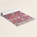 Shekarlu Qashqaâi Fars Southwest Persian Carpet Print Yoga Mat Gallery Image 2