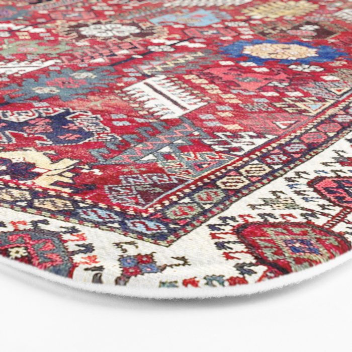 Shekarlu Qashqaâi Fars Southwest Persian Carpet Print Bath Mat Gallery Image 3