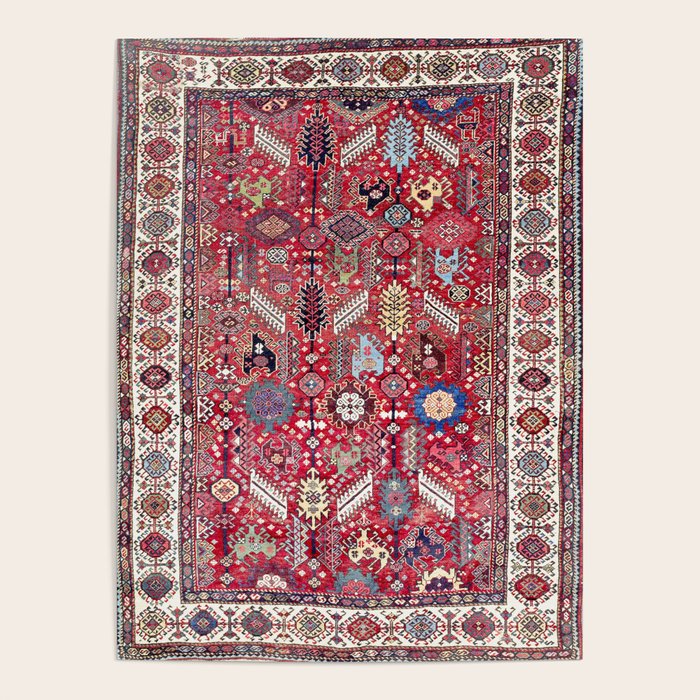 Shekarlu Qashqaâi Fars Southwest Persian Carpet Print Poster Gallery Image 4