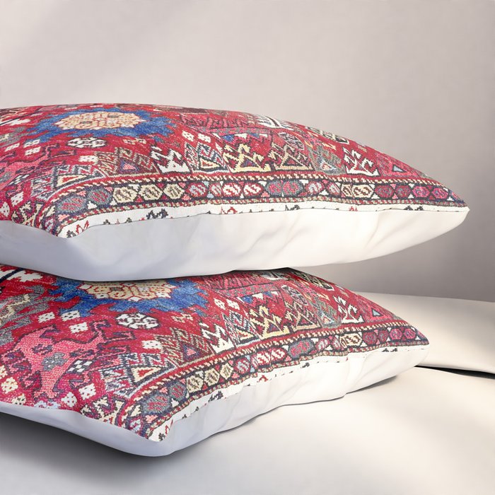 Shekarlu Qashqaâi Fars Southwest Persian Carpet Print Pillow Sham Gallery Image 3