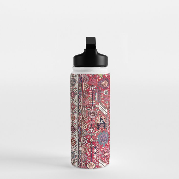 Shekarlu Qashqaâi Fars Southwest Persian Carpet Print Water Bottle Gallery Image 3