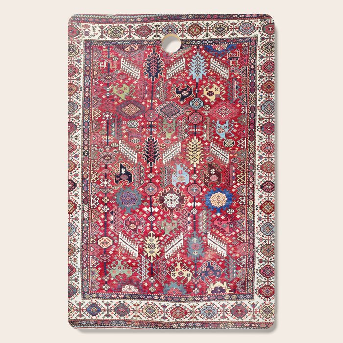Shekarlu Qashqaâi Fars Southwest Persian Carpet Print Cutting Board Gallery Image 1