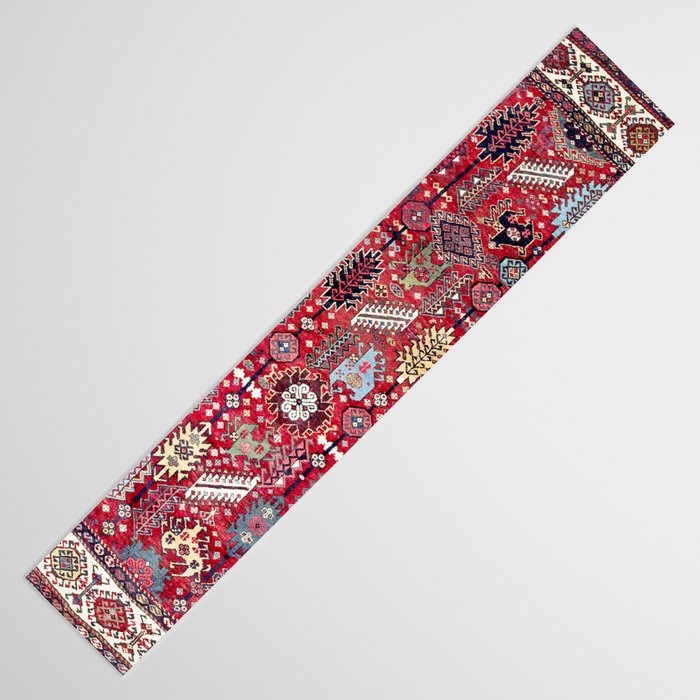 Shekarlu Qashqaâi Fars Southwest Persian Carpet Print Table Runner Gallery Image 3