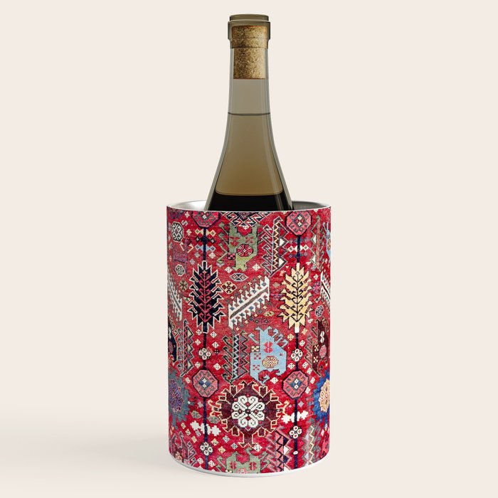 Shekarlu Qashqaâi Fars Southwest Persian Carpet Print Wine Chiller Gallery Image 1